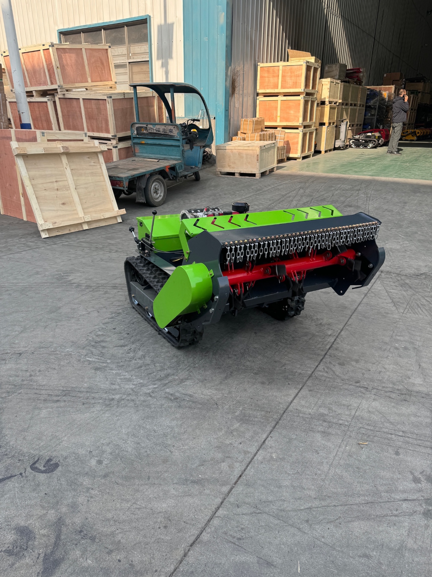 WP-1000 – wał roboczy z bijakami i panelem sterowania