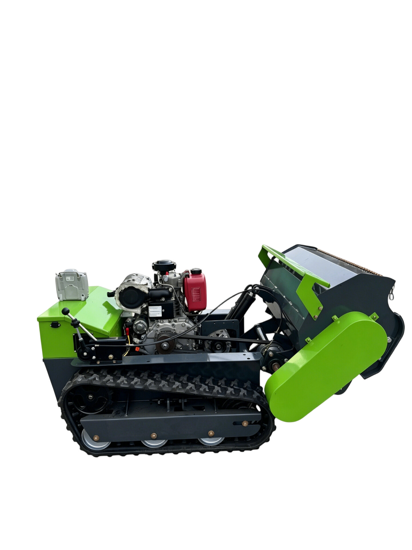 WP-1000 – pełny profil z pilotem, silnik Diesel i hydraulika